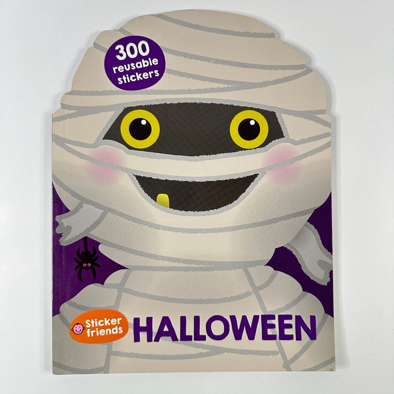 Priddy Books Sticker Friends Halloween, Reusable Stickers, NEW