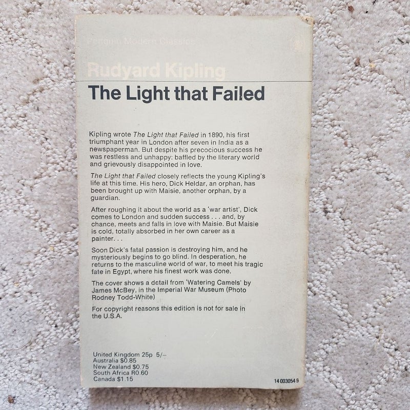 The Light That Failed (Penguin Books Edition, 1970)