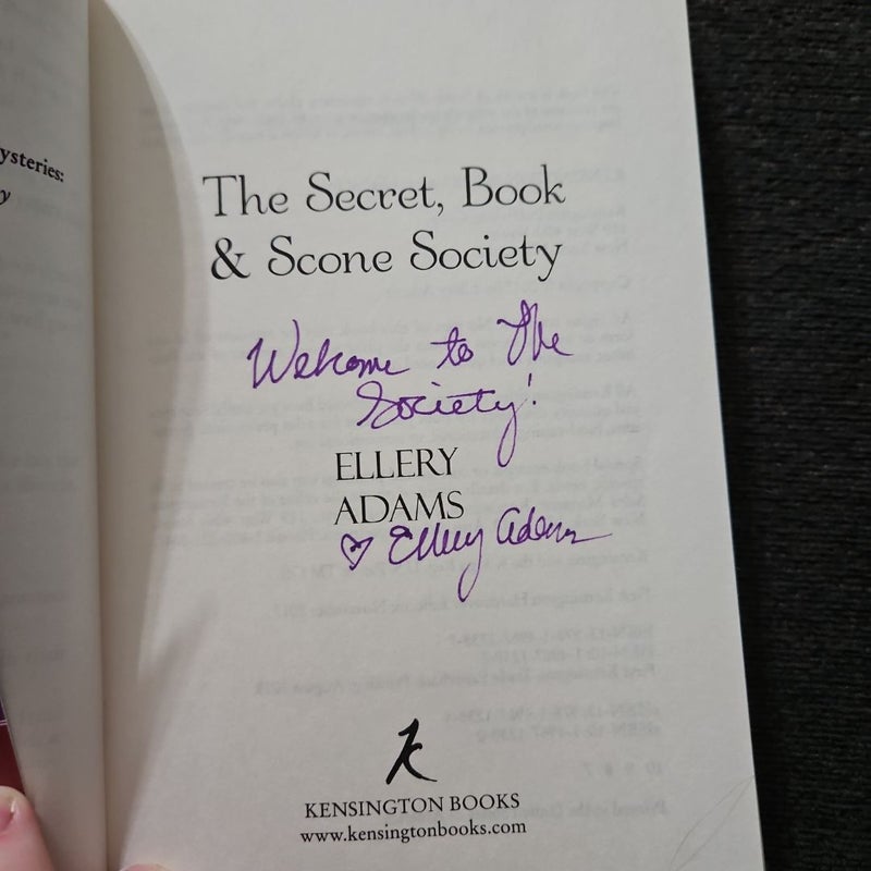 The Secret, Book and Scone Society (Signed)