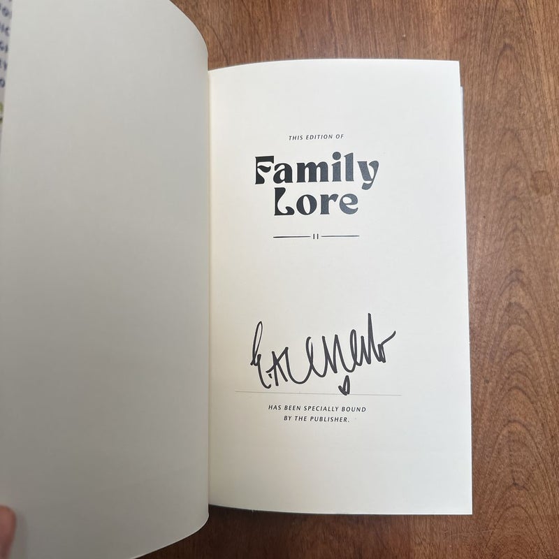 Family Lore **SIGNED**