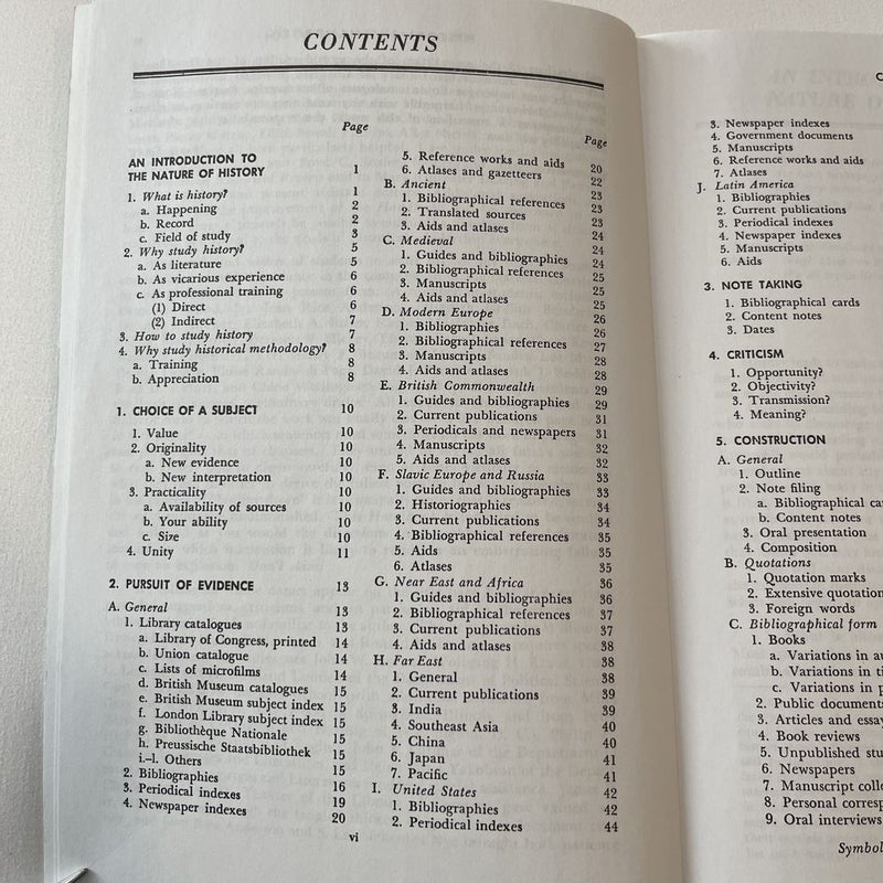 Historian's Handbook