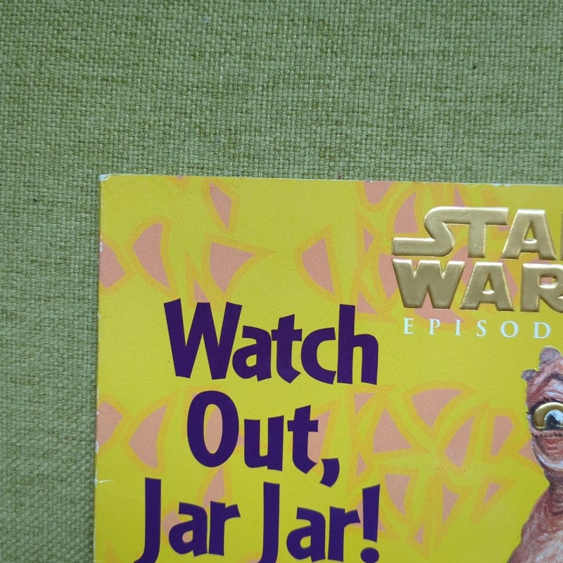 Star Wars Picture Book Bundle: The Empire Strikes Back Read-Along Storybook and CD & Watch Out, Jar Jar! With stickers