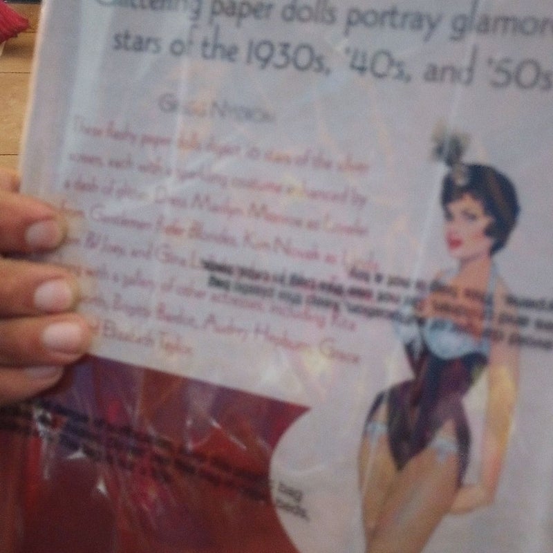 Golden Age of Hollywood Paper Dolls with Glitter!