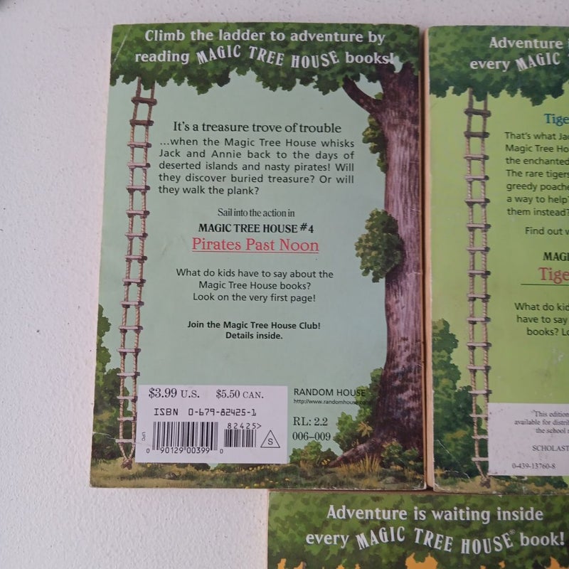 Magic Tree House 3 Book Bundle Volumes 4, 19, 24