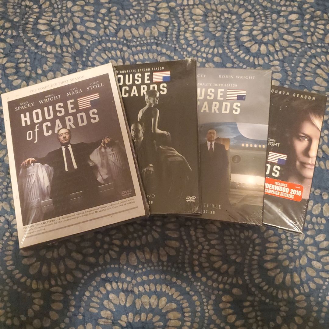House of Cards DVD and Blu-ray collection 