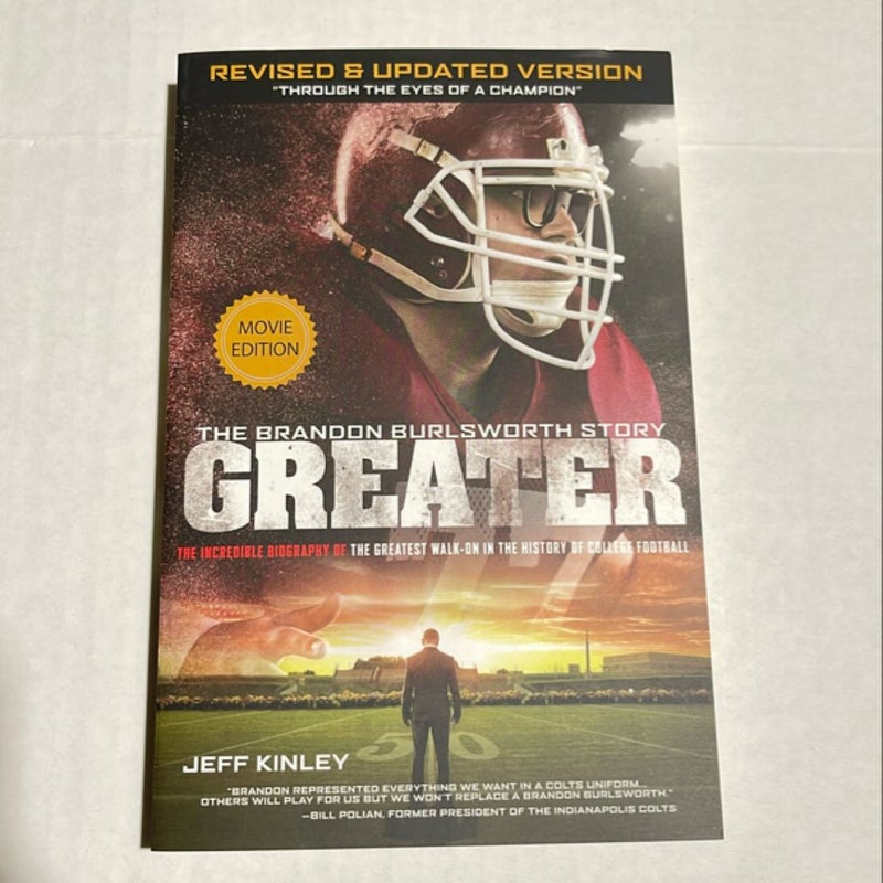 Greater The Brandon Burlsworth Story