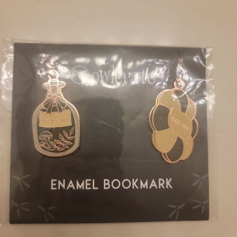 Alice in wonderland inspired bookmark by owlcrate  