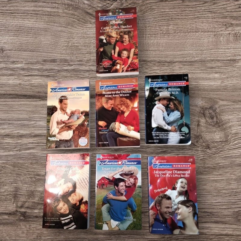 American Romance Harlequin Lot of Romance Books