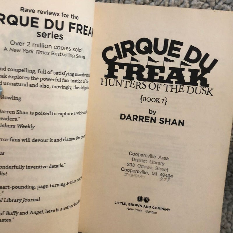 Cirque du Freak: Hunters of the Dusk