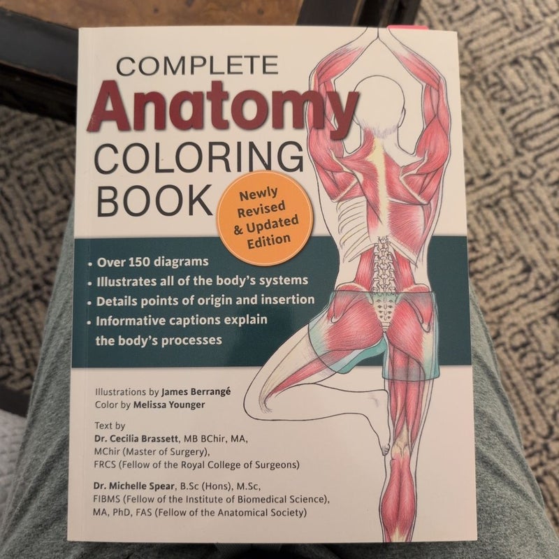 Complete Anatomy Coloring Book, Newly Revised and Updated Edition