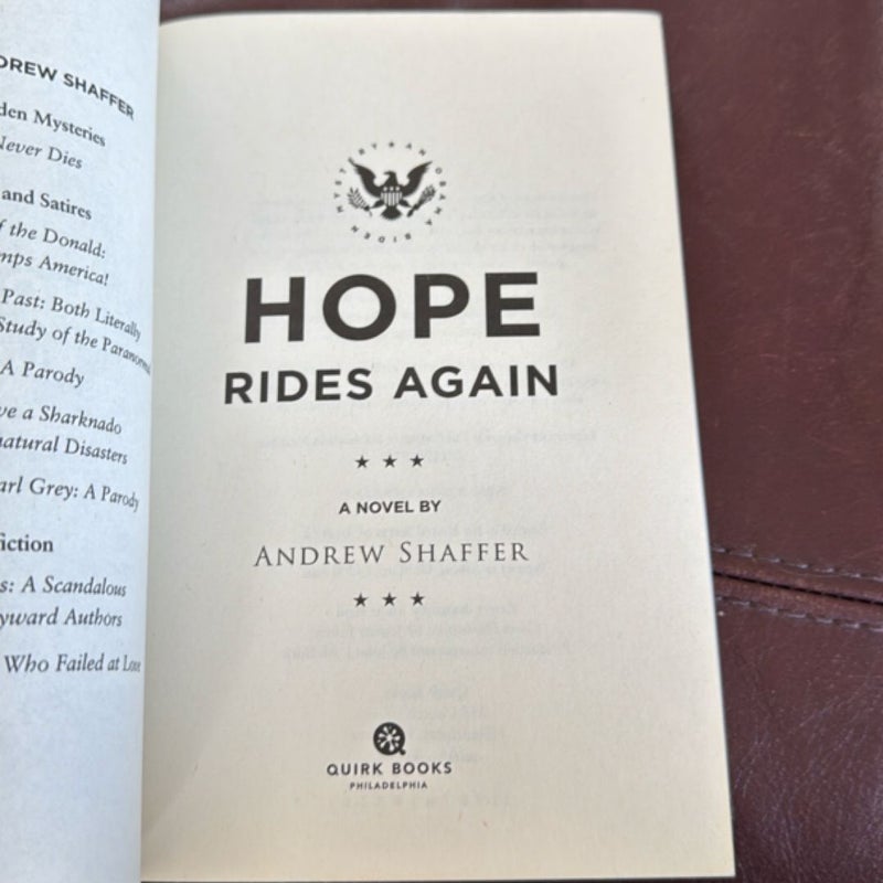 Hope Rides Again