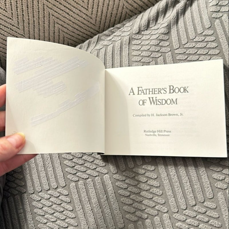 A Father's Book of Wisdom