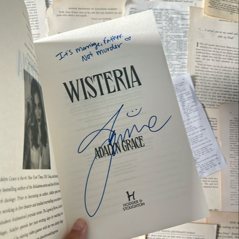 Wisteria // SIGNED UK edition 