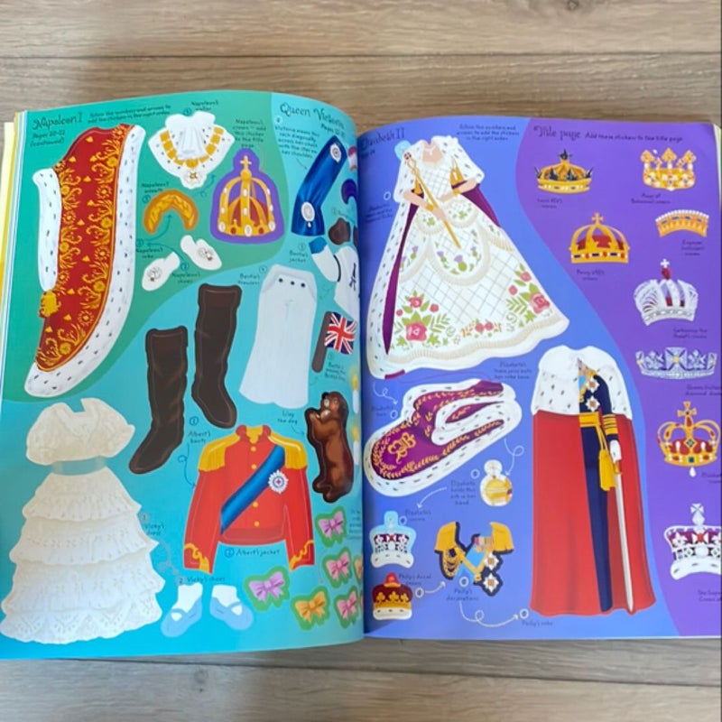 Sticker Dressing/Kings and Queens and Costumes Around World