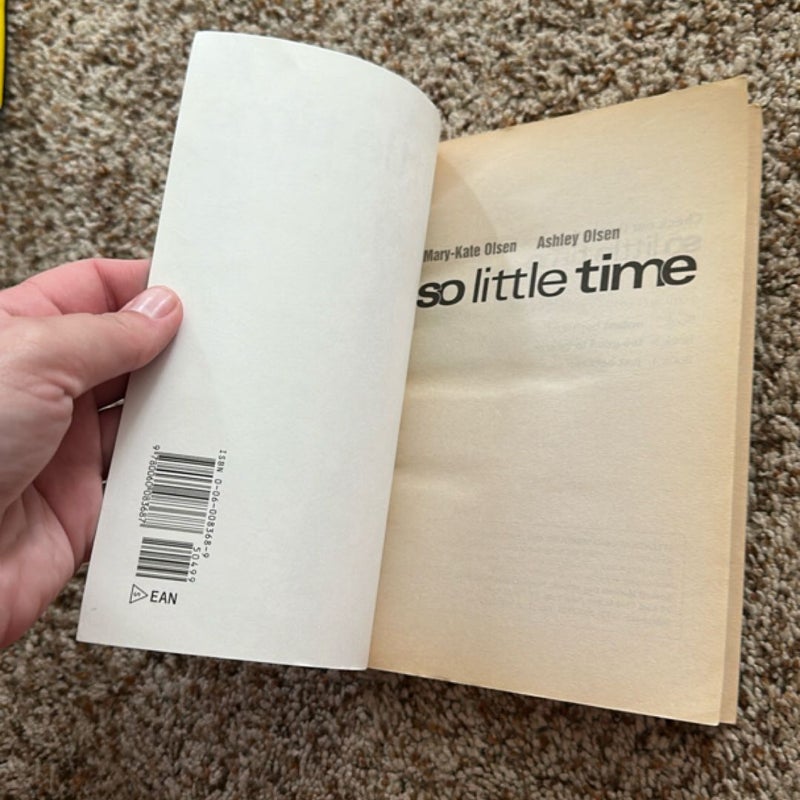 So little time