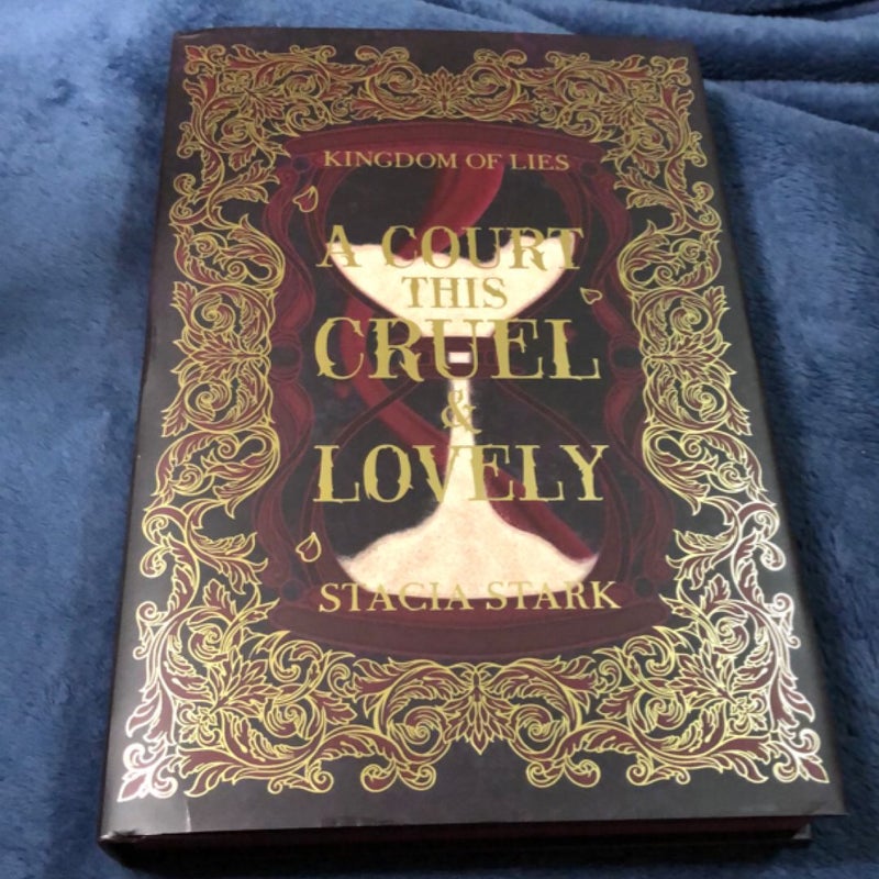A Court This Cruel & Lovely SIGNED NEW FABLED Sprayed Edges 