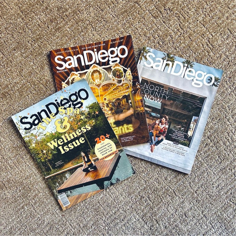 San Diego Magazine (3 Issues)