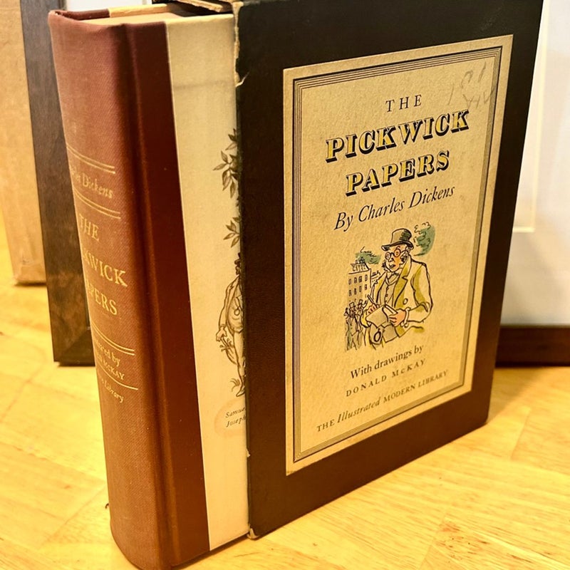 The Posthumous Papers Of The Pickwick Club By Charles Dickens 1943 A.S. Barnes 