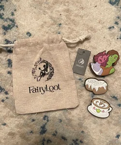 FairyLoot Legends and Lattes Shoe Charms