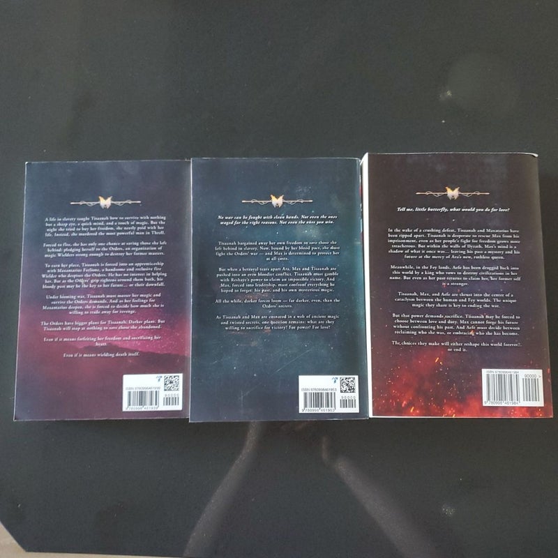 War of Lost Hearts, Daughter of no worlds, Children of Fallen Gods, Mother of Death and Dawn INDIE
