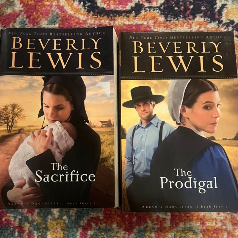 The Sacrifice & The Prodigal Trade Paperback By Beverly Lewis GOOD 2 Book Lot