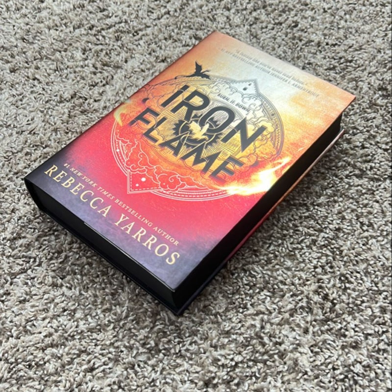 Iron Flame (Italy print, misprinted dust jacket)