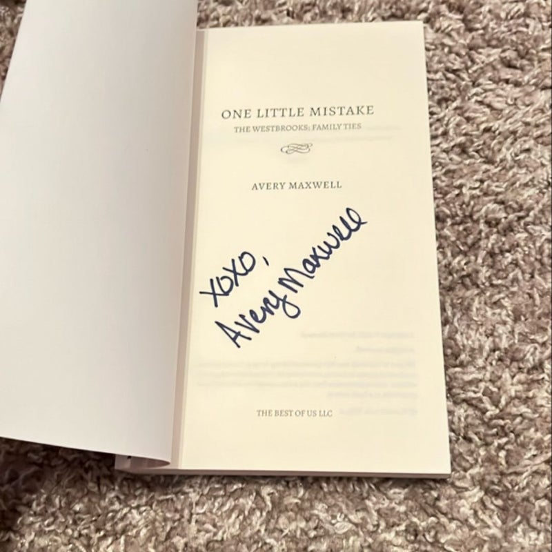 One Little Mistake (signed)