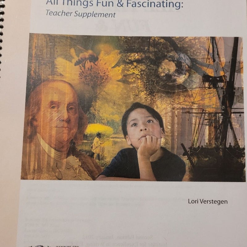 IEW All Things Fun and Fascinating Book and Teacher Supplement