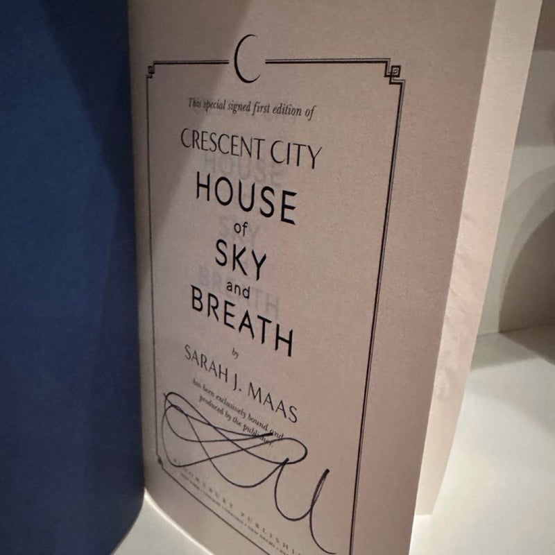 House newest of Sky and Breath Signed BAM Exclusive