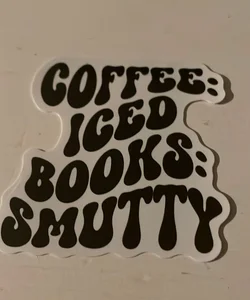 Smut bookish sticker 