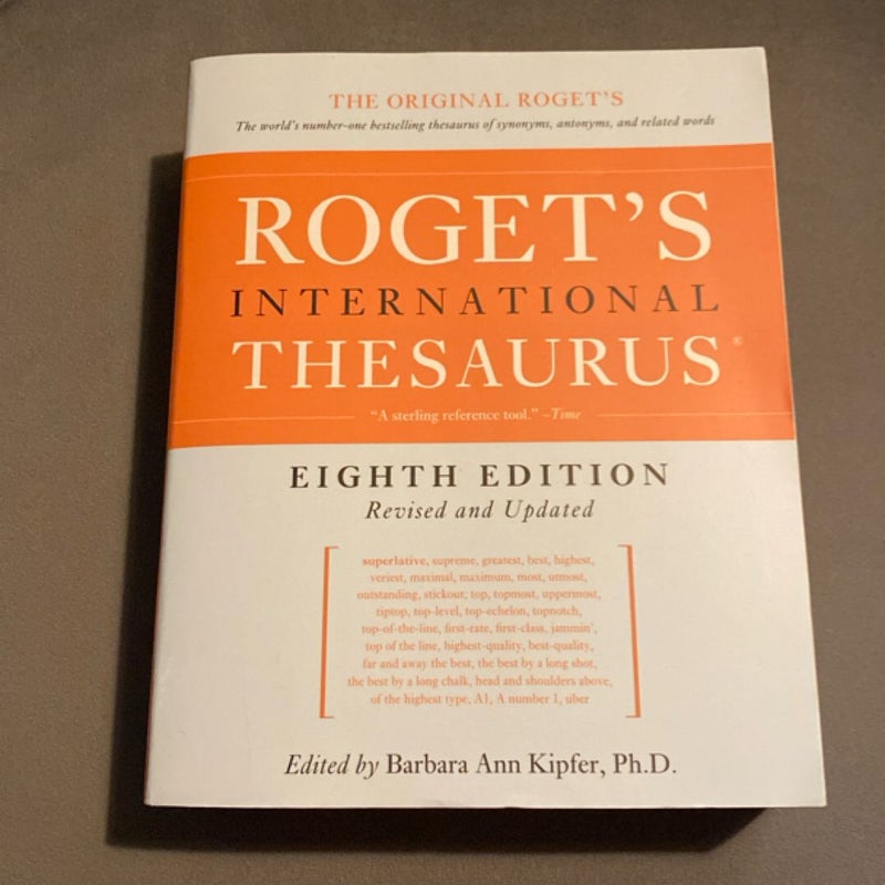 Roget's International Thesaurus, 8th Edition