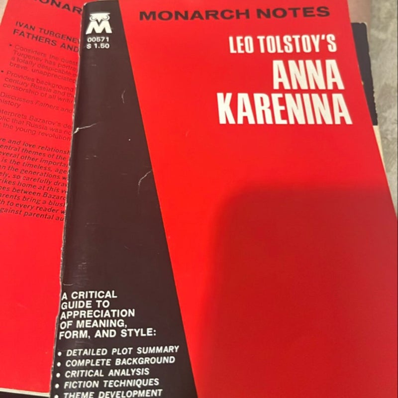 Monarch Note: Anna Karenina