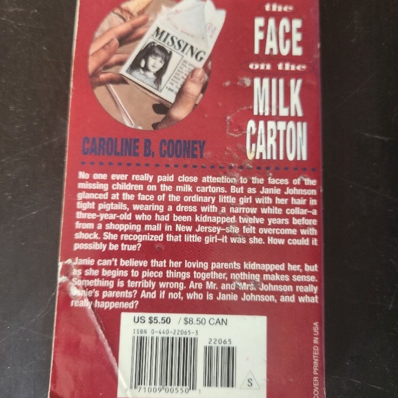 The face on the milk carton