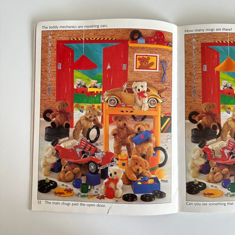 Usborne Picture Puzzles, Teddyland, Spot the Differences