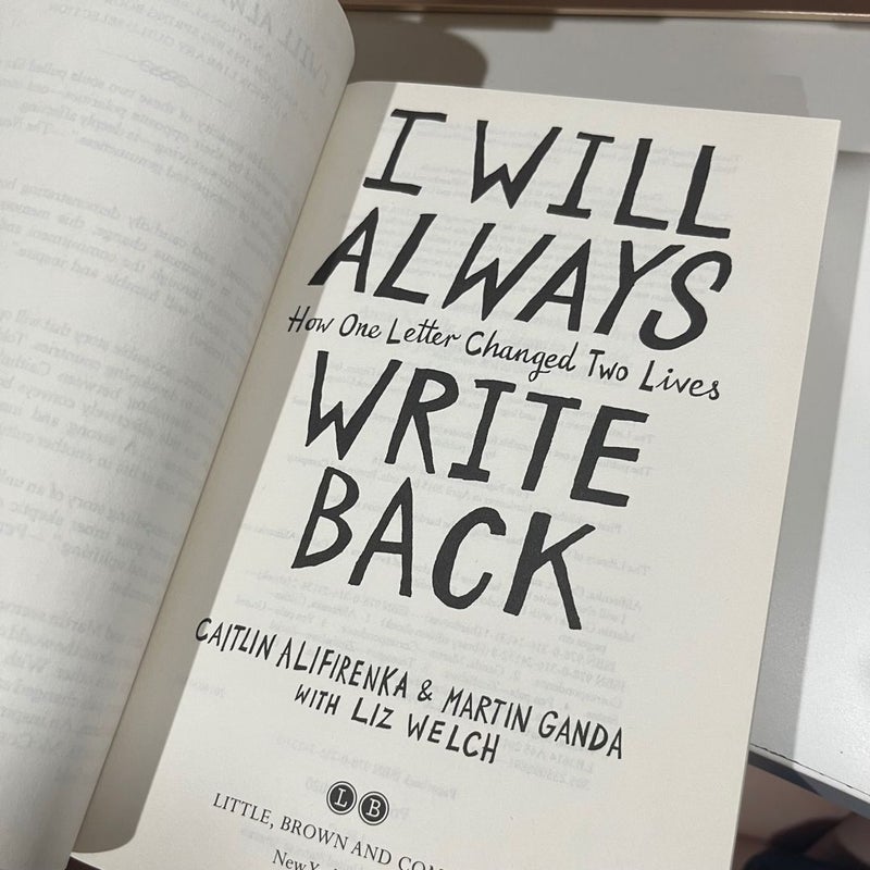 I Will Always Write Back: How One Letter Changed Two Lives