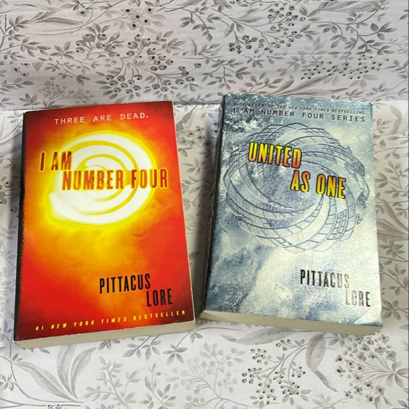 I Am Number Four & United as One Paperback Bundle