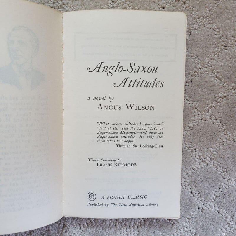 Anglo-Saxon Attitudes (1st Signet Classics Printing, 1963)