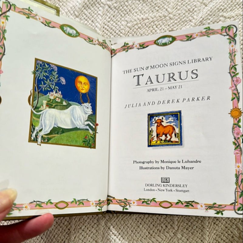 The sun and moon signs library Taurus