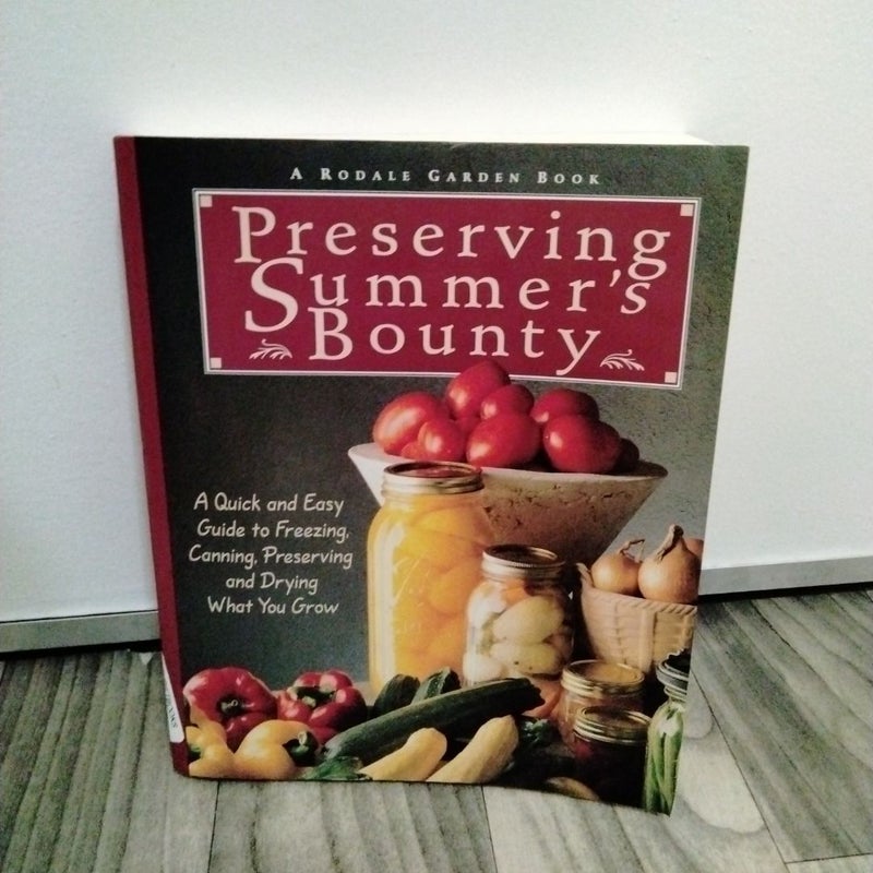 Preserving Summer's Bounty