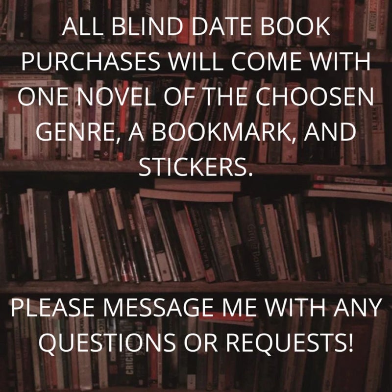 Blind Date with a (General) Fiction Book + Freebies 