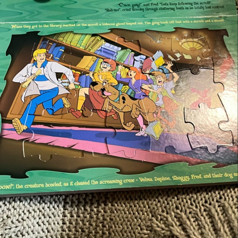 Scooby-Doo mystery puzzle party book