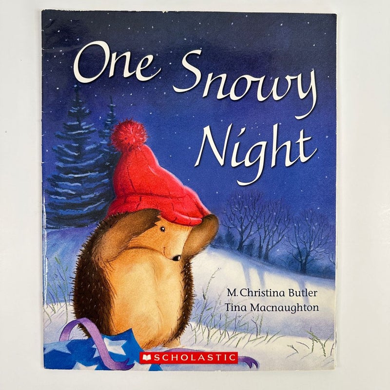 One Snowy Night book and CD