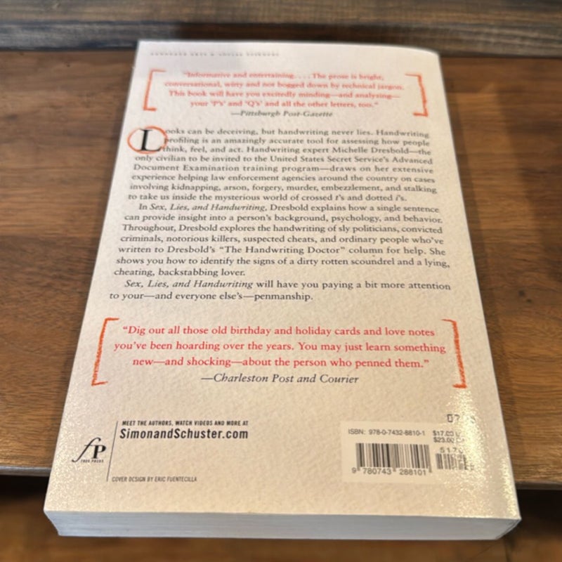 Sex, Lies, and Handwriting