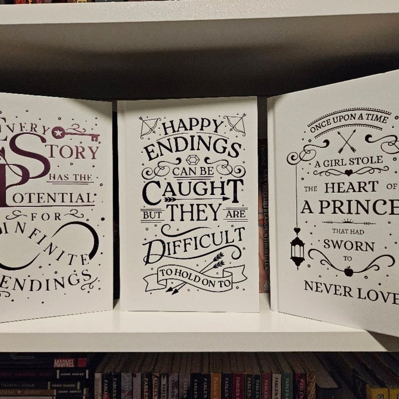 Once Upon a Broken Heart Trillogy (Owlcrate) and Faecrate Special Edition Sleeves