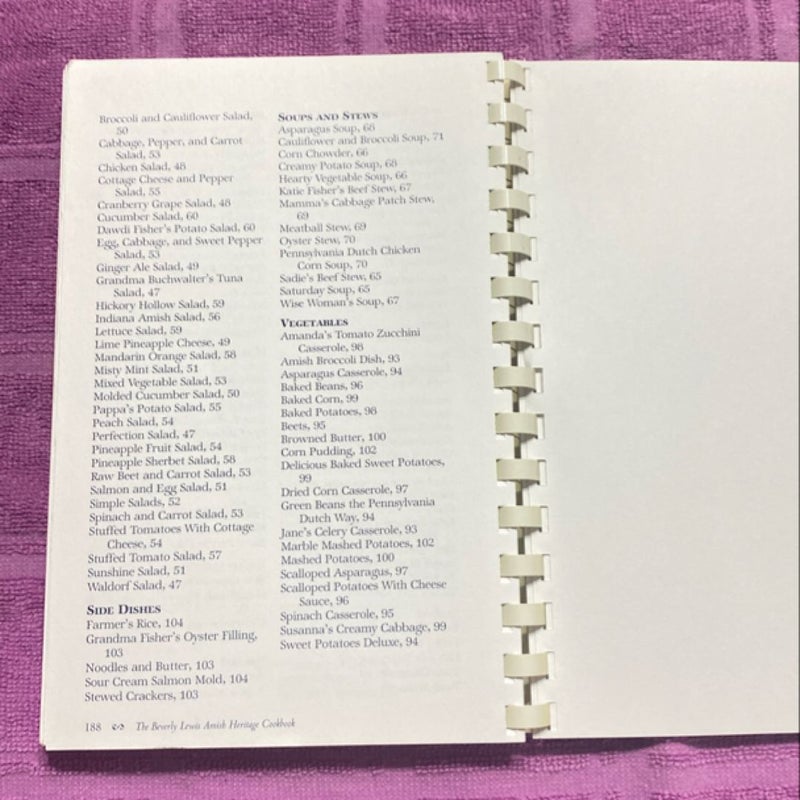 The Beverly Lewis Amish Heritage Cookbook