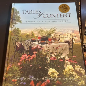 Tables of Content-- Service, Settings, and Supper