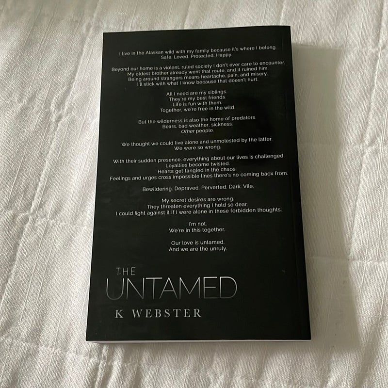 The Untamed (SIGNED) by K. Webster