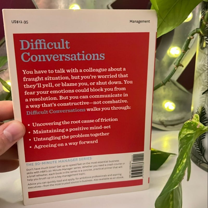 Difficult Conversations (HBR 20-Minute Manager Series)