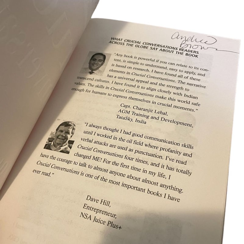 Crucial Conversations Tools for Talking When Stakes Are High, Second Edition