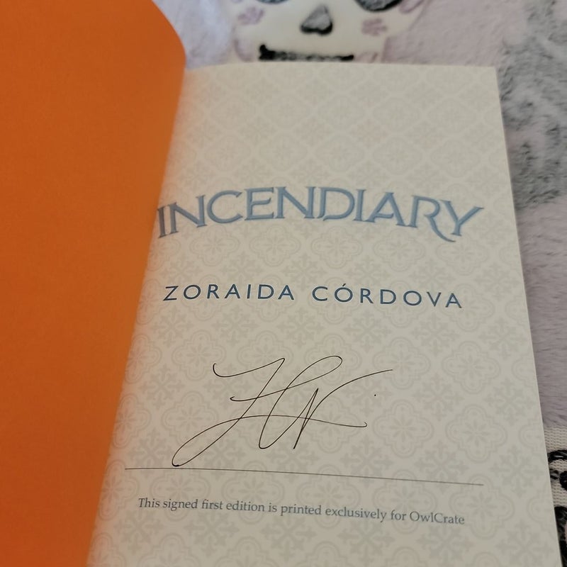 Incendiary signed copy 